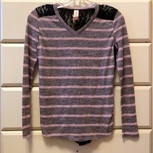 Long sleeve stripped shirt